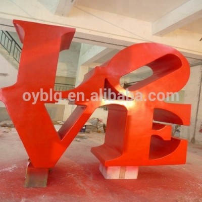 Fiberglass Valentines Day Decor FRP Confessions of Love FRP Love Statue